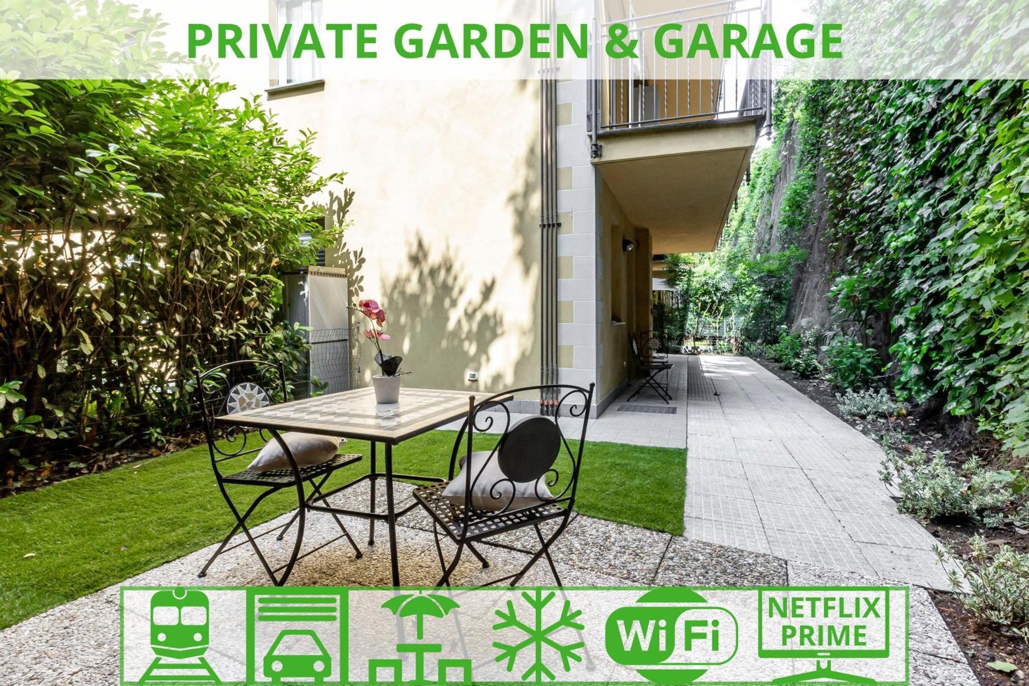 Апартаменти Private Garden & Garage - Self Check-In & Remote Access Комо Екстер'єр фото